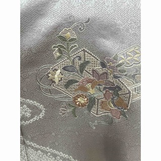 新品未使用‼️ 美品 薄紫 パープル 付け下げ 絞り 刺繍 スワトウ刺繍 袷(着物)