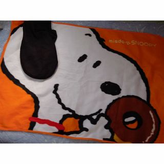 スヌーピー(SNOOPY)のミスド＆スヌーピーコラボ♪ブランケット(日用品/生活雑貨)