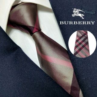 BURBERRY - バーバリー ネクタイ ノバチェック ブロック ハイブランド 高級 【イタリア製】