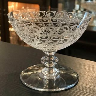 バカラ(Baccarat)のオールドバカラBACCARATローハンRohanクリスタルシャンパンクープ♡人気(グラス/カップ)