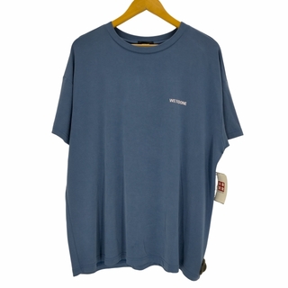 WE11DONE(ウェルダン) フロントロゴプリントクルーネックTシャツ メンズ(Tシャツ/カットソー(半袖/袖なし))