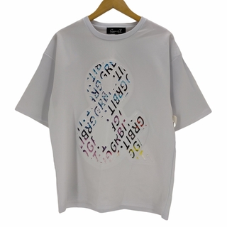 CavariA(キャバリア) 3DロゴクルーネックTシャツ メンズ トップス(Tシャツ/カットソー(半袖/袖なし))