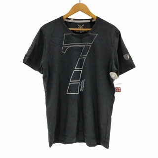 VIOLA RUMORE(ヴィオラルモア) UネックプリントTシャツ メンズ(Tシャツ/カットソー(半袖/袖なし))