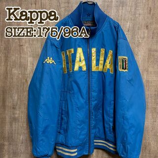 カッパ(Kappa)のKappa カッパ　ブルゾン　ブルー　ワッペンロゴ　ITALIA 175/96A(その他)