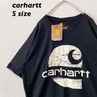 carhartt - 日本未発売【新品タグ付き】カーハート　半袖Tシャツ　ビッグプリント　黒色　S