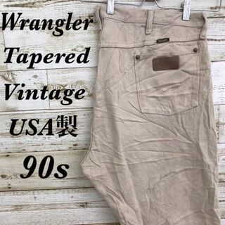 ラングラー(Wrangler)の【k773】USA製アメリカ古着90sラングラーテーパードデニムパンツジーンズ(デニム/ジーンズ)