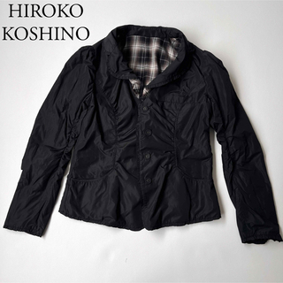 ヒロココシノ(HIROKO KOSHINO)のHIROKO KOSHINO ヒロココシノ　2WAY ジャケット　チェックシャツ(テーラードジャケット)