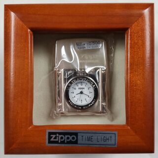 ZIPPO - 【未使用】Zippo TIME LIGHT 時計付ジッポー ケース入り