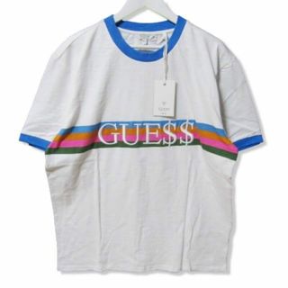 GUESS - ゲス 半袖Tシャツ Ringer Tee リンガー 刺繍 27106090