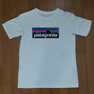 パタゴニア(patagonia)のパタゴニア 半袖Tシャツ キッズXXL(16-18) 白(Tシャツ/カットソー)