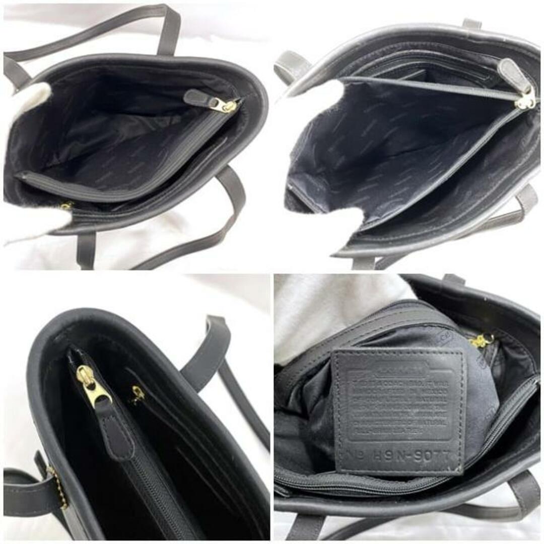 COACH - コーチ トートバッグ ブラック オールドコーチ 9077 美 COACH - コーチ トートバッグ ブラック オールドコーチ 9077 美