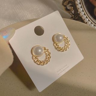 【送料無料】 きれいめ パール レディース アクセサリー ピアス 上品 海外 (ピアス)