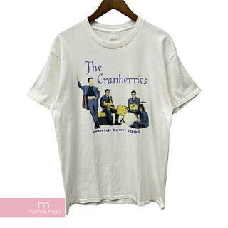 90's The Cranberries 1996 World Tour S/S Tee 90's クランベリーズ 1996ワールドツアーTシャツ 半袖カットソー ヴィンテージTシャツ フォトプリント バンT ホワイト【240530】【中古-A】【me04】(Tシャツ/カットソー(半袖/袖なし))