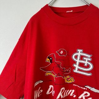 MLB - 80s ビンテージ　古着　MLB カージナルス　メンズ　半袖tシャツ