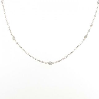 K18YG ダイヤモンド ネックレス 1.00CT(ネックレス)