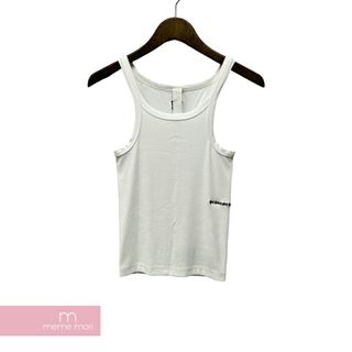 クロムハーツ(Chrome Hearts)のCHROME HEARTS Ynot Dagger Tank Top クロムハーツ ワイノットダガータンクトップ ロゴ刺繍 ダガー レディースクロム ホワイト サイズS【240531】【新古品】【me04】(タンクトップ)