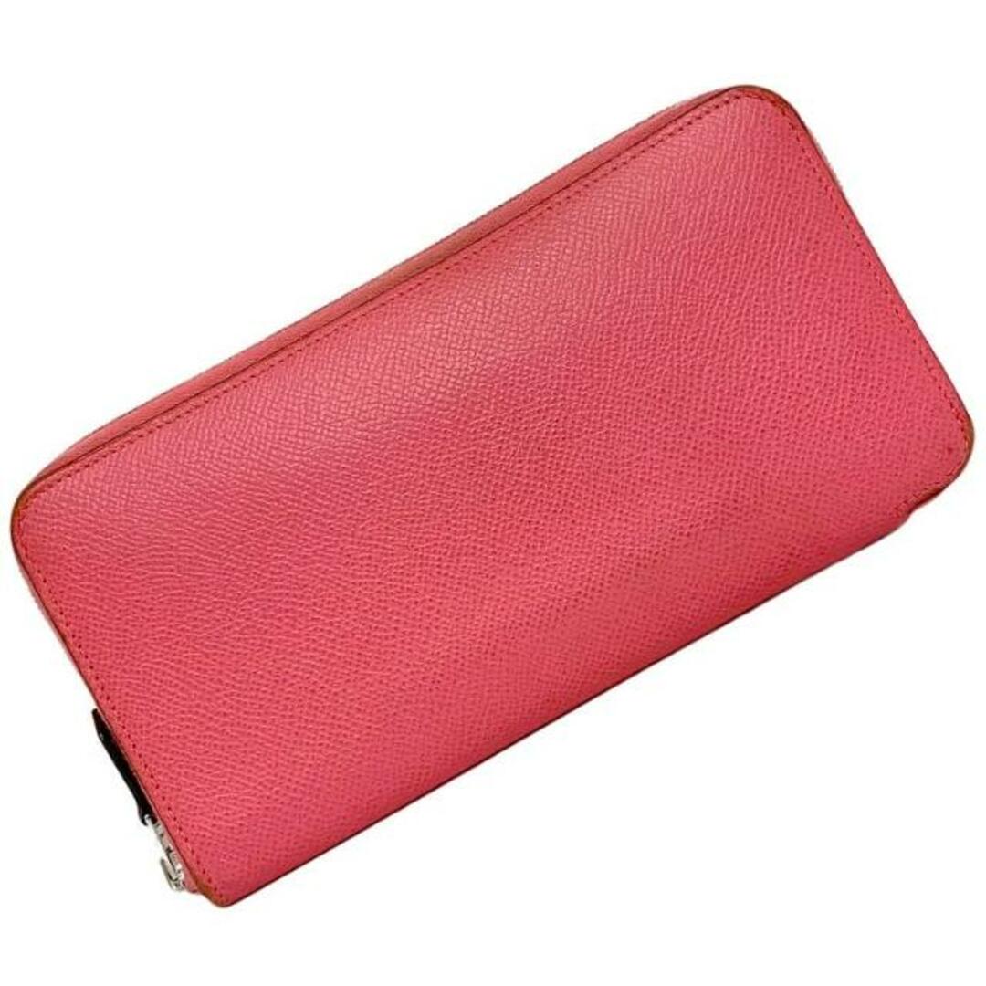HERMES - エルメス 二つ折り 長財布 アザップ シルクイン ピンク HERMES - エルメス 二つ折り 長財布 アザップ シルクイン ピンク
