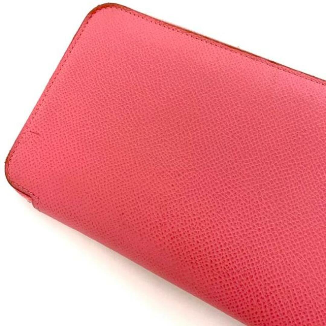 HERMES - エルメス 二つ折り 長財布 アザップ シルクイン ピンク HERMES - エルメス 二つ折り 長財布 アザップ シルクイン ピンク