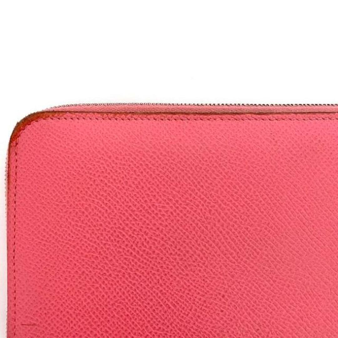 HERMES - エルメス 二つ折り 長財布 アザップ シルクイン ピンク HERMES - エルメス 二つ折り 長財布 アザップ シルクイン ピンク