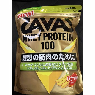 SAVAS - ザバス SAVAS ホエイプロテイン100 バナナ風味　980g