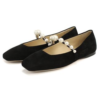 ジミーチュウ(JIMMY CHOO)のJIMMY CHOO ジミーチュウ ADE FLAT その他靴 ブラック レディース(その他)