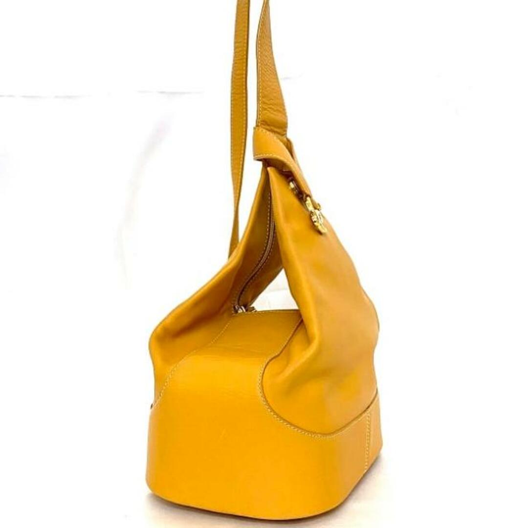 LOEWE - ロエベ ショルダーバッグ キャメルオレンジ アントン 美 LOEWE - ロエベ ショルダーバッグ キャメルオレンジ アントン 美