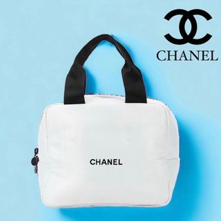 CHANEL - シャネル　トートバッグ　コスメポーチ　ホワイト