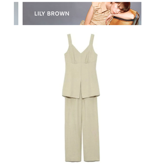 Lily Brown - 新品　ステッチタンクセットアップLILY BROWN リリーブラウン　アイボリー