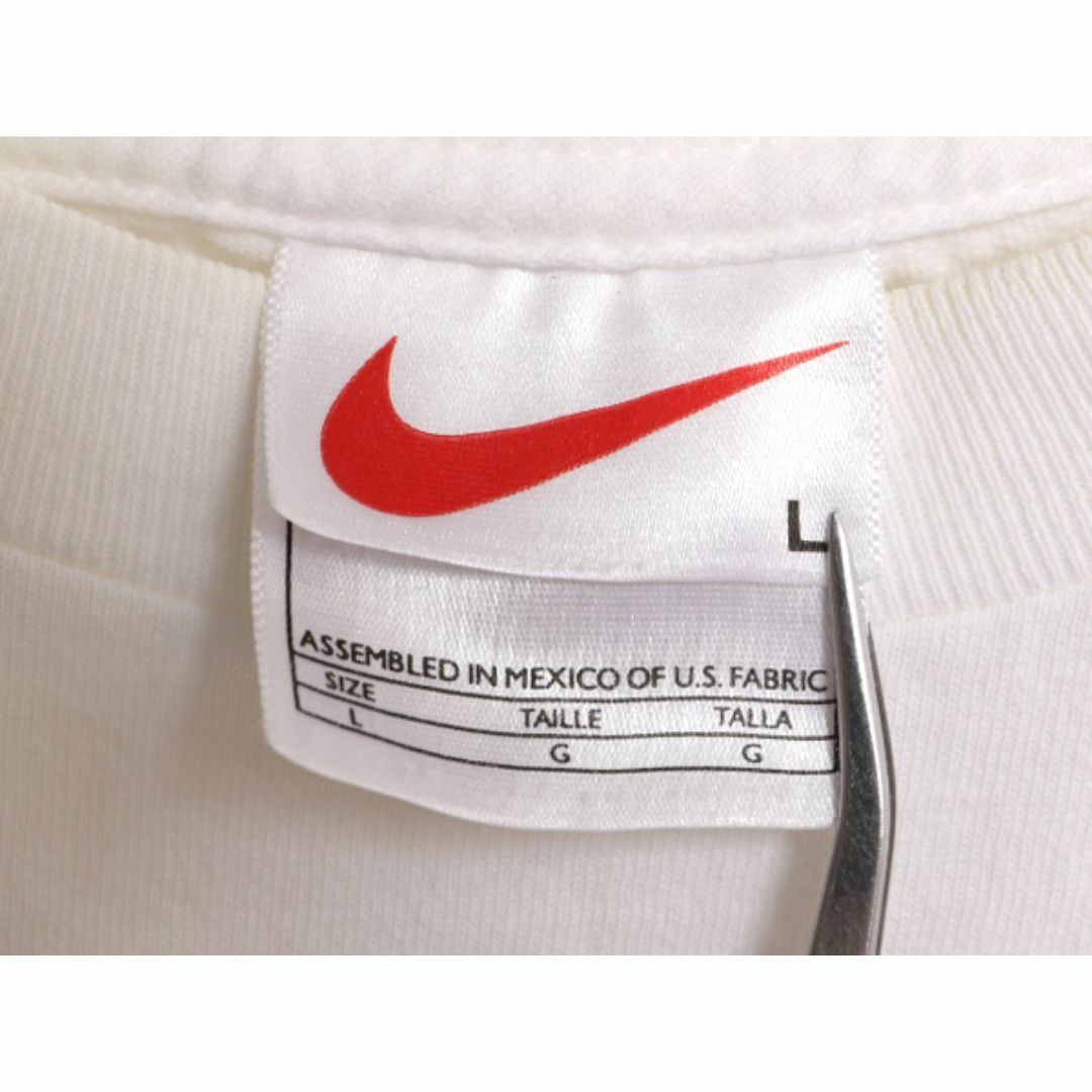 NIKE - 90s ナイキ ビッグ スウォッシュ ロゴ プリント Tシャツ NIKE - 90s ナイキ ビッグ スウォッシュ ロゴ プリント Tシャツ