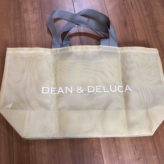 ディーンアンドデルーカ(DEAN & DELUCA)のDEAN & DELUCA　メッシュトートバッグ　シトラスイエローBIGサイズ(トートバッグ)