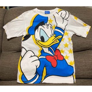 ディズニー(Disney)のディズニーリゾート　ディズニー　ドナルドTシャツ　S　ユニセックス　男女兼用(Tシャツ(半袖/袖なし))