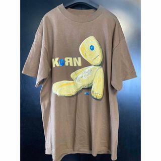 激レア90'S 当時物 KORN Tシャツ ヴィンテージ サイズXL (Tシャツ/カットソー(半袖/袖なし))