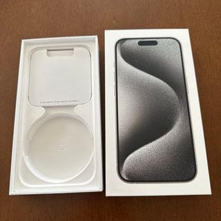 Apple - iPhone15Pro white titanium128GB箱のみ