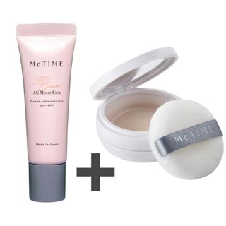 MeTIME AGホワイトニングBBパウダーUV＋AGモイストリッチBBクリーム