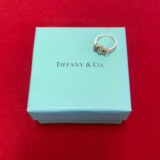 ティファニー(Tiffany & Co.)の極 美品 TIFFANY&Co. ティファニー ヴィンテージ ツイスト リボン モチーフ シルバー925 6号 リング 指輪 シルバー レディース 26339(リング(指輪))