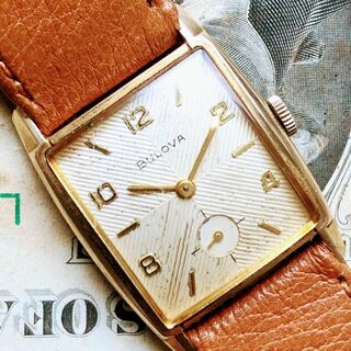 ブローバ(Bulova)の#3109【シックでお洒落】メンズ 腕時計 ブローバ 手巻 アンティーク 動作品(腕時計(アナログ))