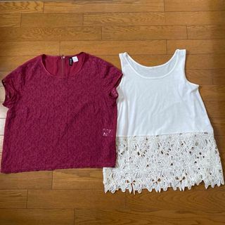 H&M - Ｈ&Ｍブラウス　GUタンクトップ　セット