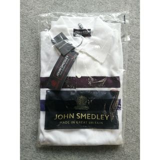 ジョンスメドレー(JOHN SMEDLEY)の【タグ付き新品】JOHN SMEDLEY ジョンスメドレー ストライプポロシャツ(ポロシャツ)