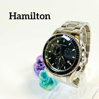 Hamilton - 【送料無料】i272 Hamilton ハミルトン クロノグラフ H375120