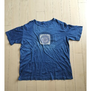 モモタロウジーンズ(MOMOTARO JEANS)の桃太郎ジーンズ　藍染　半袖Tシャツ(Tシャツ/カットソー(半袖/袖なし))