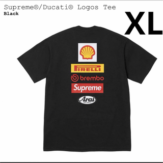シュプリーム(Supreme)のSupreme  Ducati Logos Tee XL(Tシャツ/カットソー(半袖/袖なし))