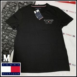 トミーヒルフィガー(TOMMY HILFIGER)の★数量限定特価品★  スモールロゴTシャツ ブラック Mサイズ(Tシャツ/カットソー(半袖/袖なし))