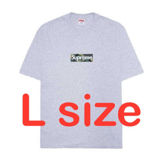 シュプリーム(Supreme)の【Grey／L】Supreme Box Logo Tee ボックスロゴ Tシャツ(Tシャツ/カットソー(半袖/袖なし))
