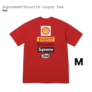 シュプリーム(Supreme)のSupreme x Ducati Logos Tee "Red"(Tシャツ/カットソー(半袖/袖なし))
