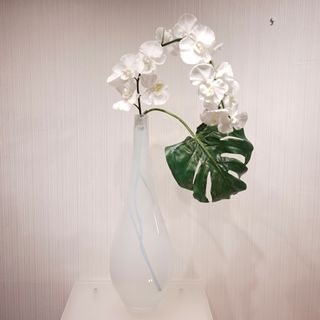 LSA/フラワーベース/造花付き/大型/カッシーナ取扱/オブジェ(花瓶)