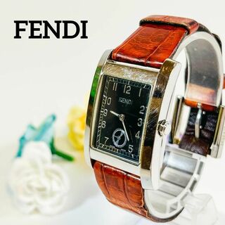 フェンディ(FENDI)の【送料無料】i264　FENDI フェンディ 7000G レザー メンズ 時計(レザーベルト)