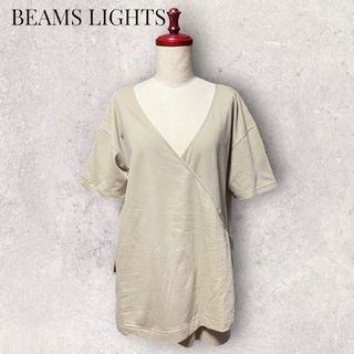 ビームスライツ(BEAMS LIGHTS)のBEAMS LIGHTS 2WAY カシュクールリボントップス ビームスライツ(カットソー(半袖/袖なし))