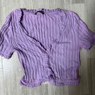 ザラ(ZARA)のzara トップス(Tシャツ(半袖/袖なし))