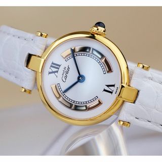 カルティエ(Cartier)の美品 カルティエ マスト ヴァンドーム スリーカラーゴールド SM(腕時計)