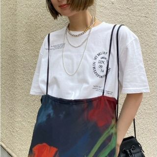 アメリヴィンテージ(Ameri VINTAGE)の♡限定品♡AmeriVINTAGE MESSAGE PRINT TEE(Tシャツ(半袖/袖なし))